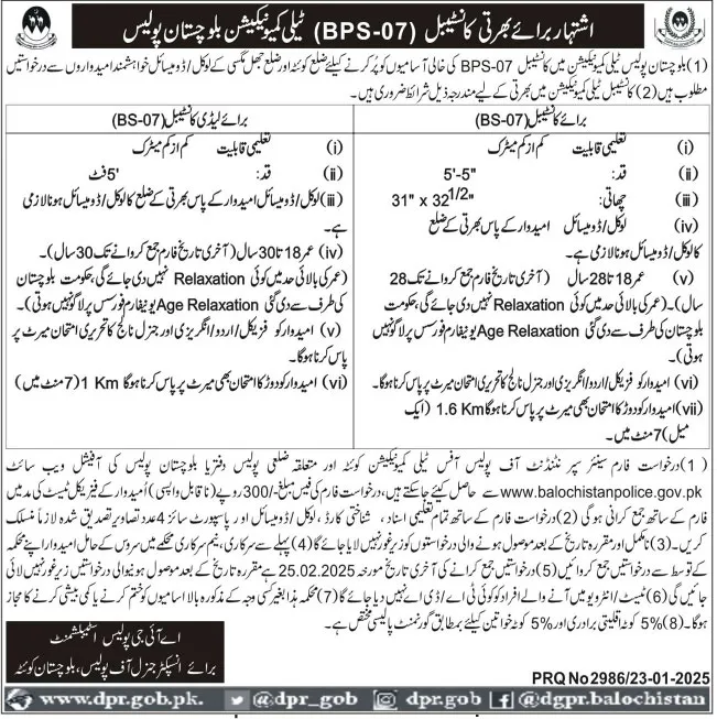 Balochistan Police